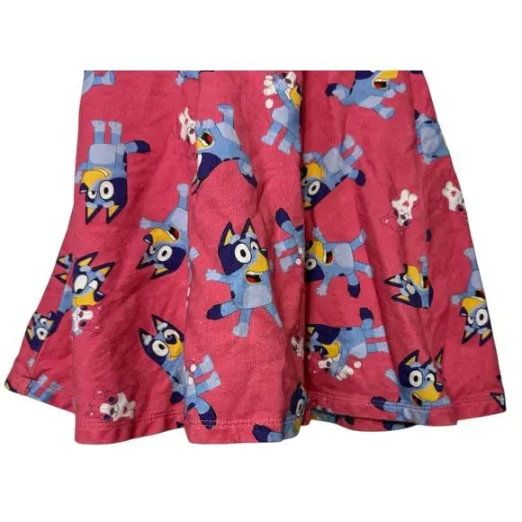 Girls Pink Bluey Dress | Size 5T - Picture 5 of 5
